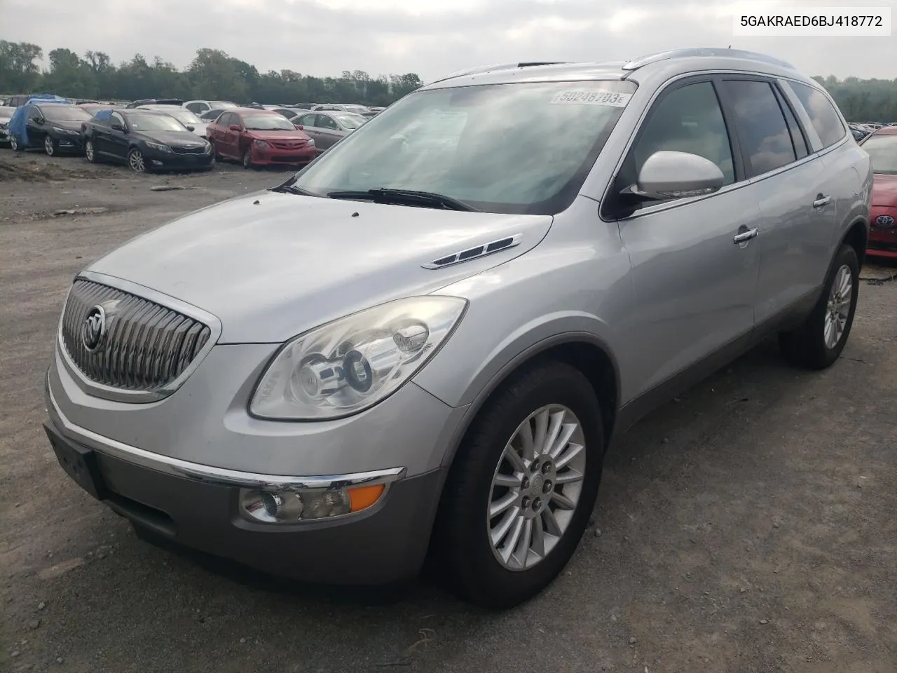 2011 Buick Enclave Cx VIN: 5GAKRAED6BJ418772 Lot: 50248703