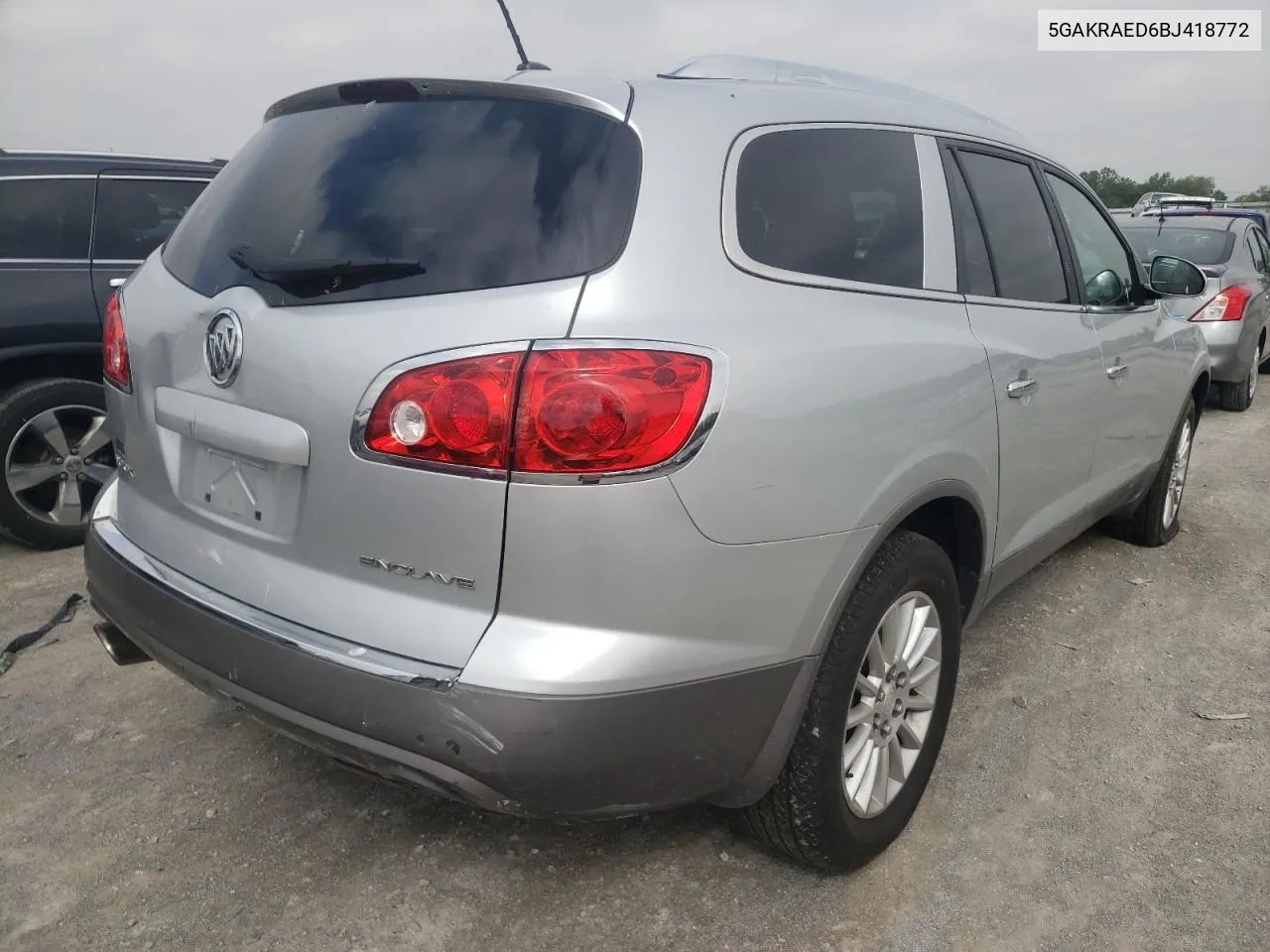 5GAKRAED6BJ418772 2011 Buick Enclave Cx