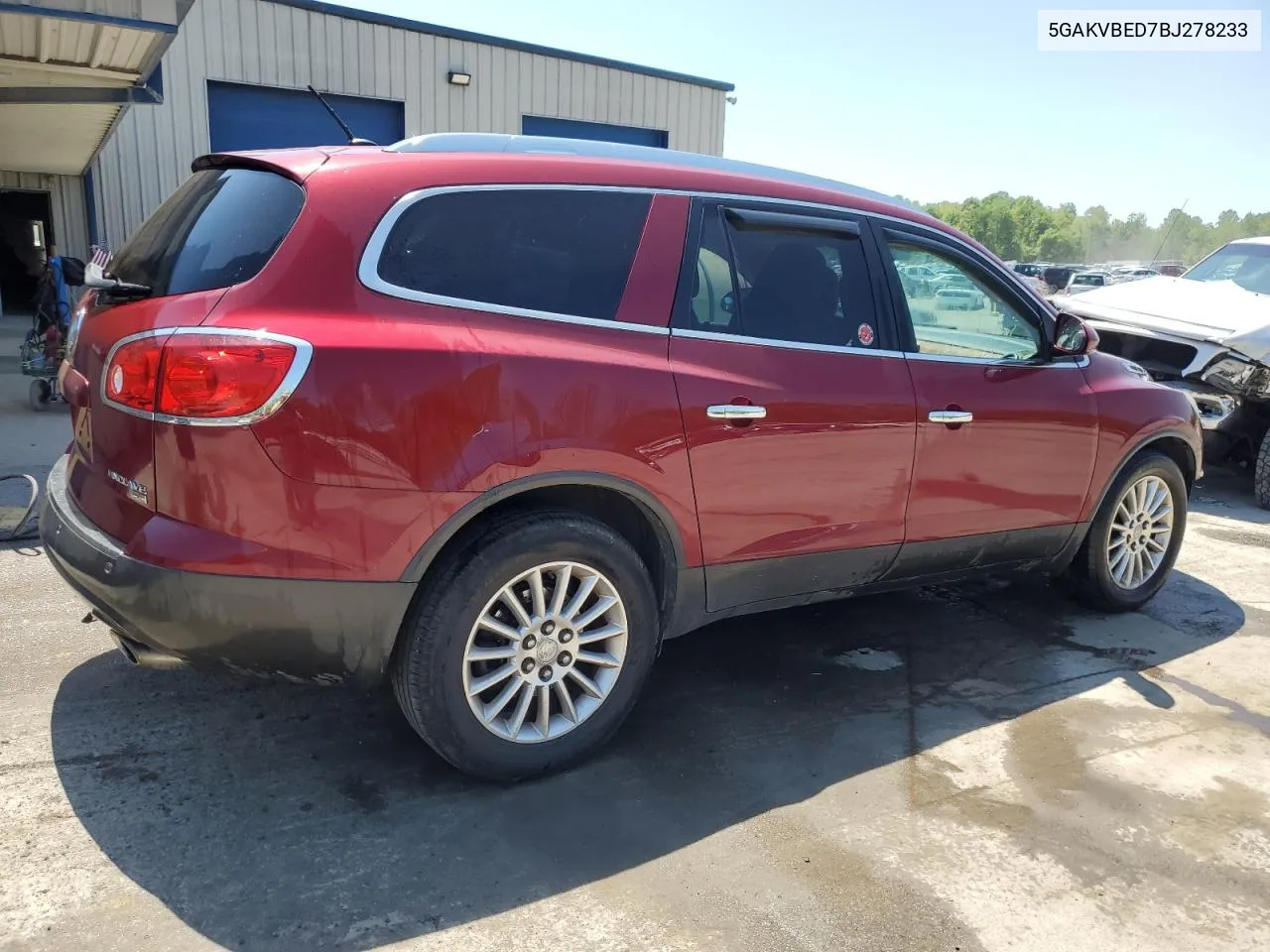 5GAKVBED7BJ278233 2011 Buick Enclave Cxl