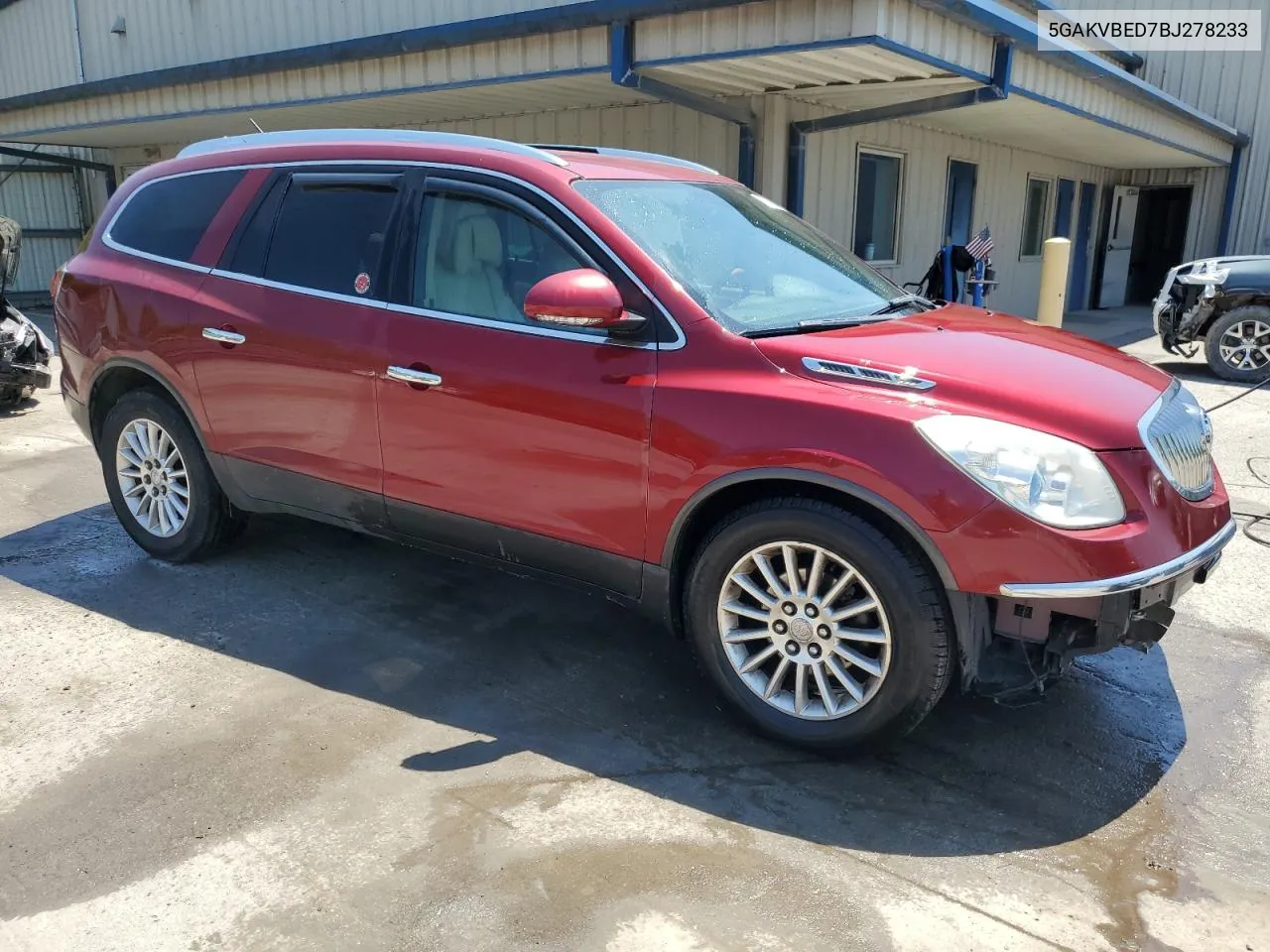 2011 Buick Enclave Cxl VIN: 5GAKVBED7BJ278233 Lot: 54708184