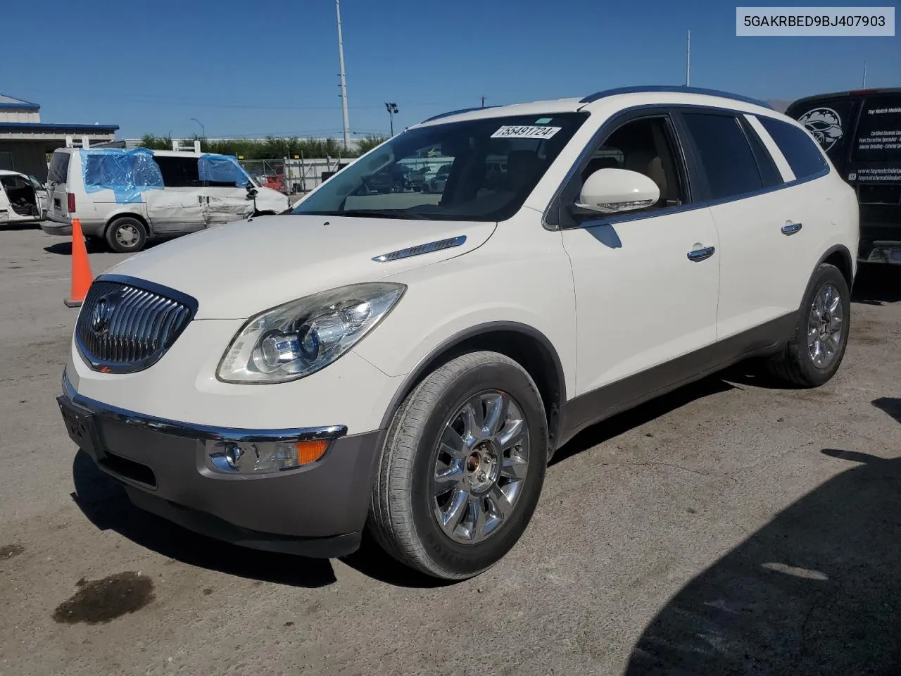 5GAKRBED9BJ407903 2011 Buick Enclave Cxl