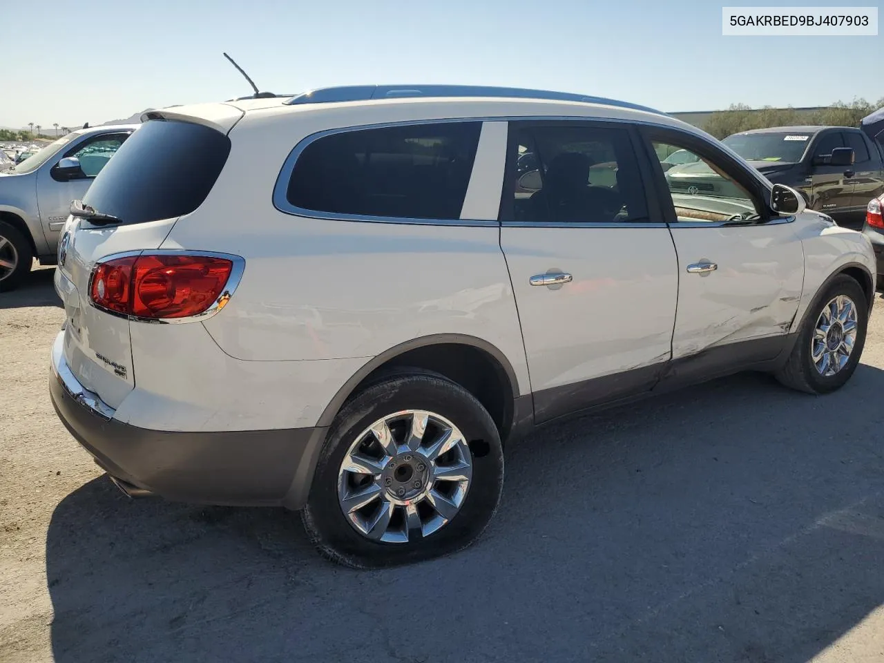 2011 Buick Enclave Cxl VIN: 5GAKRBED9BJ407903 Lot: 55491724