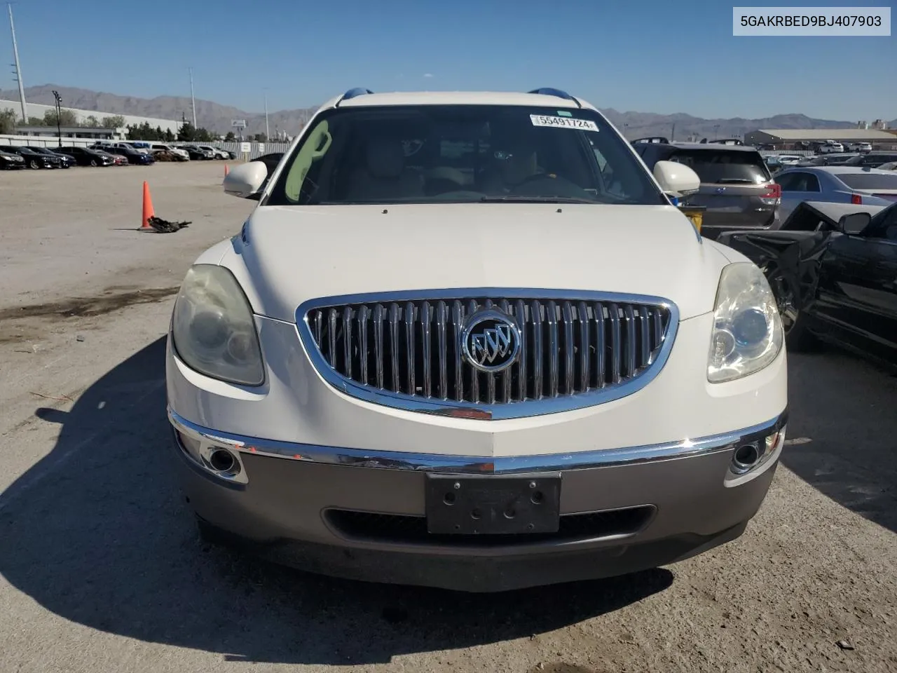 2011 Buick Enclave Cxl VIN: 5GAKRBED9BJ407903 Lot: 55491724