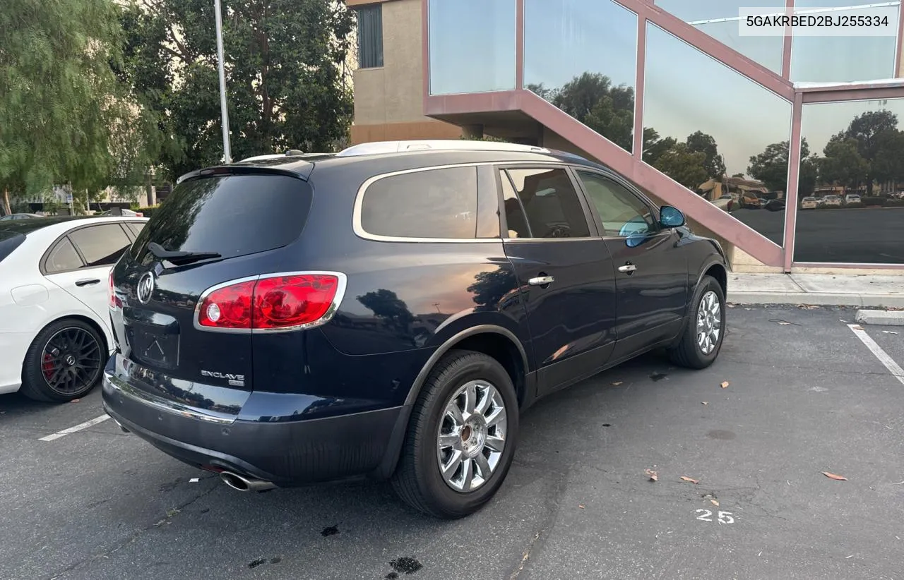 2011 Buick Enclave Cxl VIN: 5GAKRBED2BJ255334 Lot: 59596974