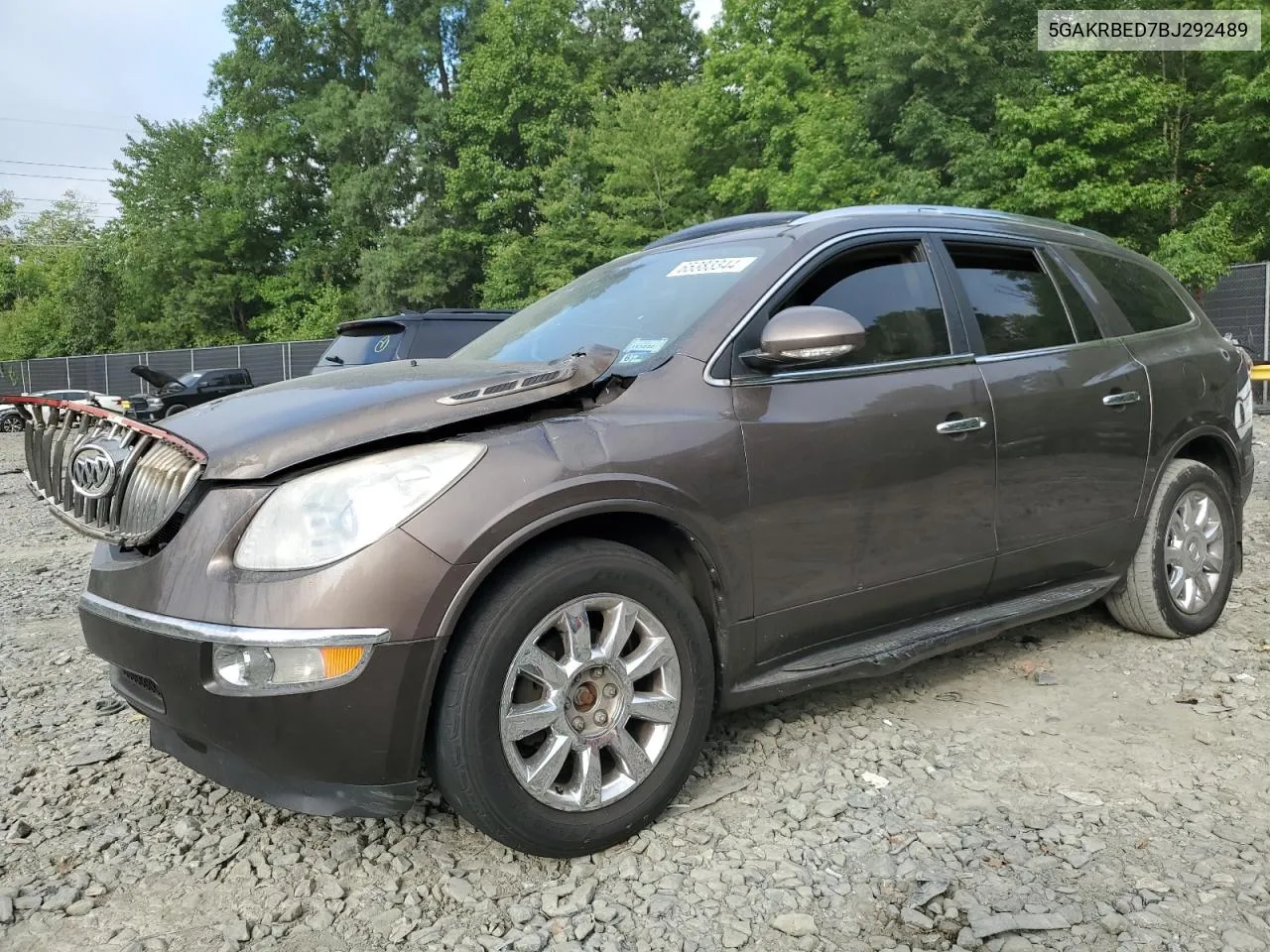 2011 Buick Enclave Cxl VIN: 5GAKRBED7BJ292489 Lot: 65383344