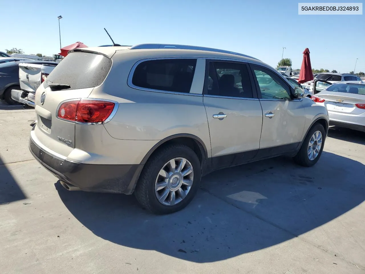 5GAKRBED0BJ324893 2011 Buick Enclave Cxl