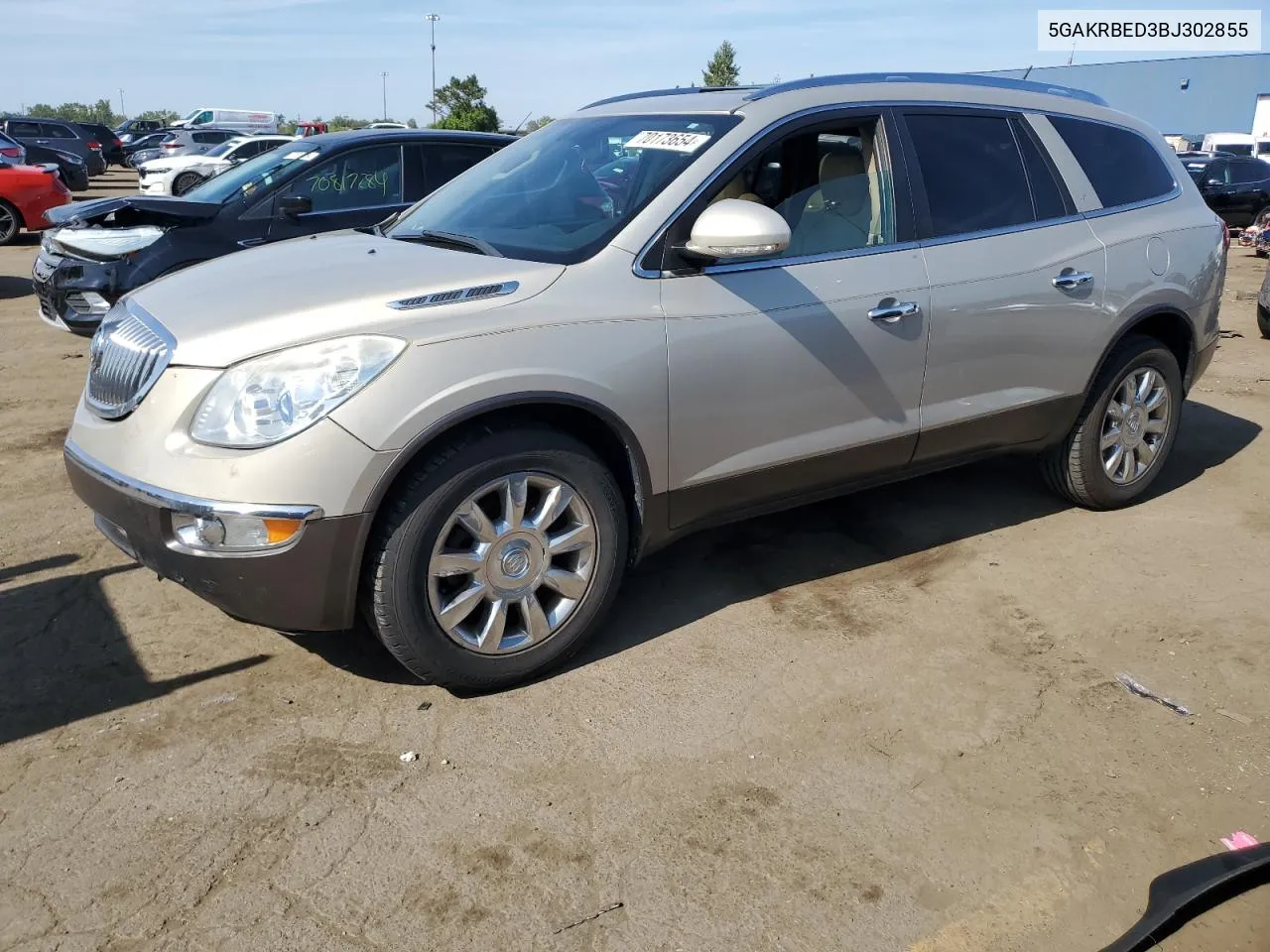 5GAKRBED3BJ302855 2011 Buick Enclave Cxl