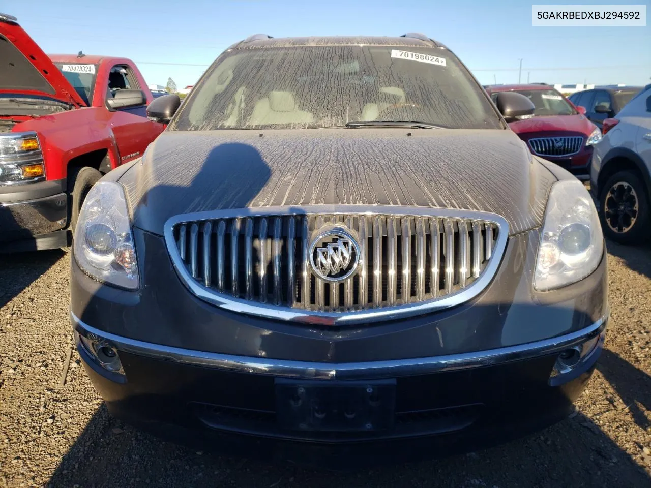 2011 Buick Enclave Cxl VIN: 5GAKRBEDXBJ294592 Lot: 70198024