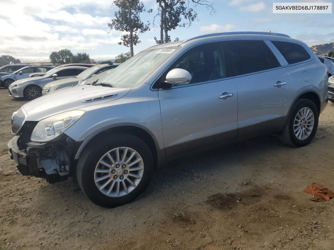 2011 Buick Enclave Cxl VIN: 5GAKVBED6BJ178897 Lot: 72589904