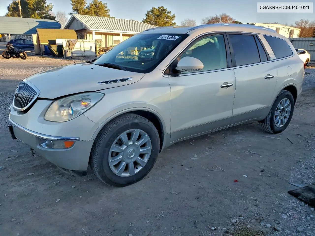 5GAKRBED0BJ401021 2011 Buick Enclave Cxl