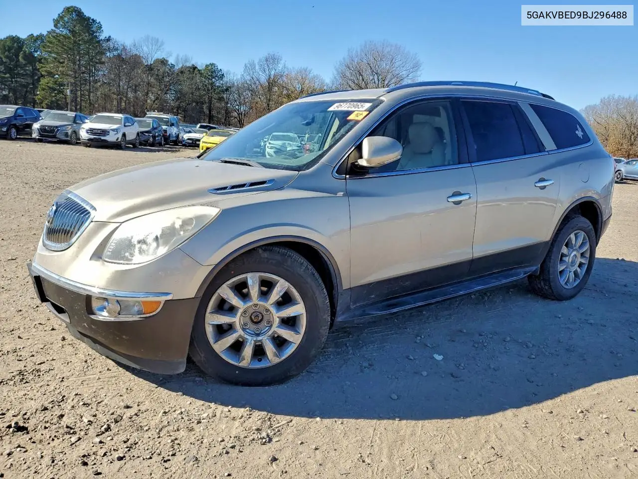 5GAKVBED9BJ296488 2011 Buick Enclave Cxl