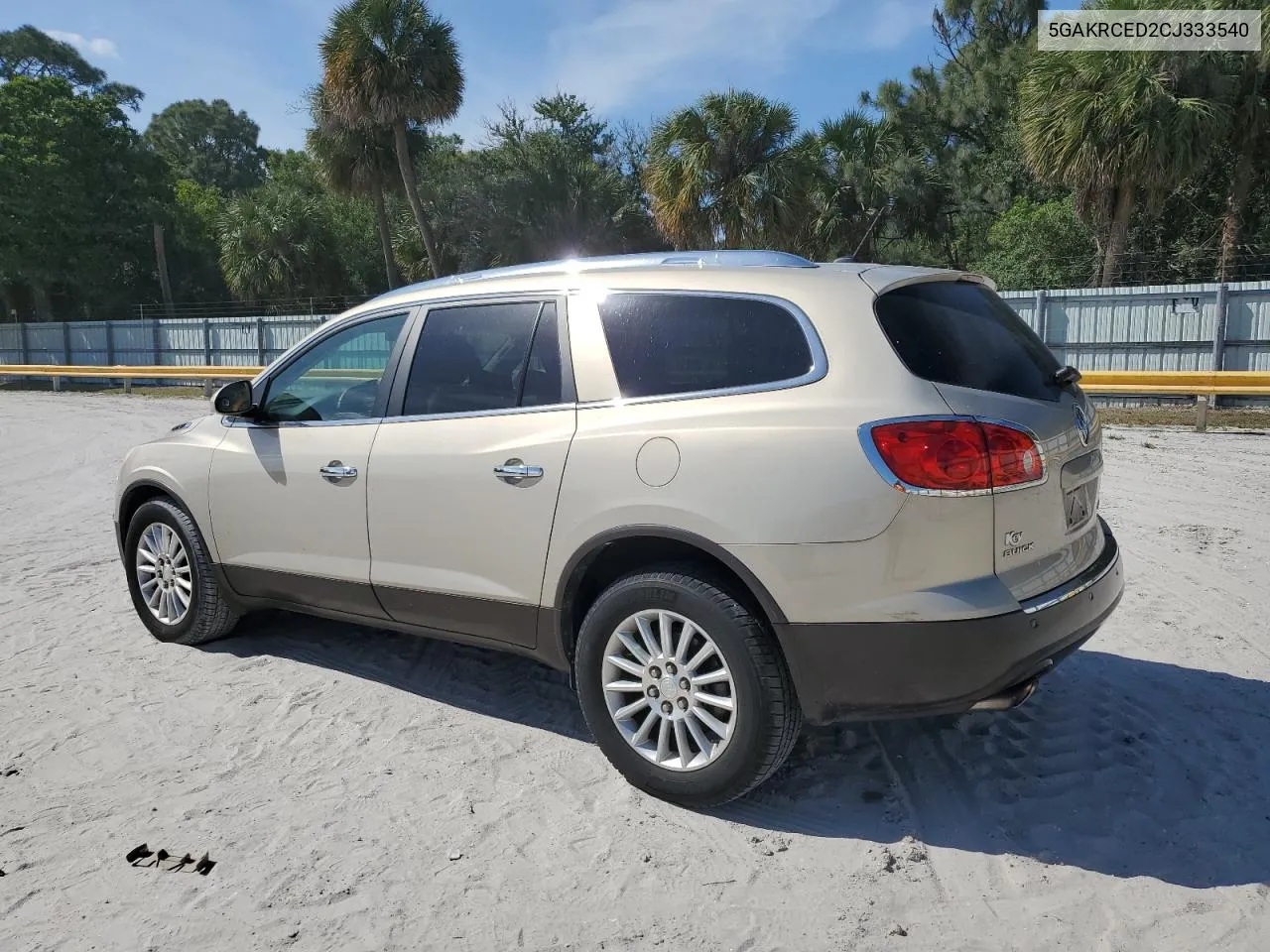 2012 Buick Enclave VIN: 5GAKRCED2CJ333540 Lot: 49209104