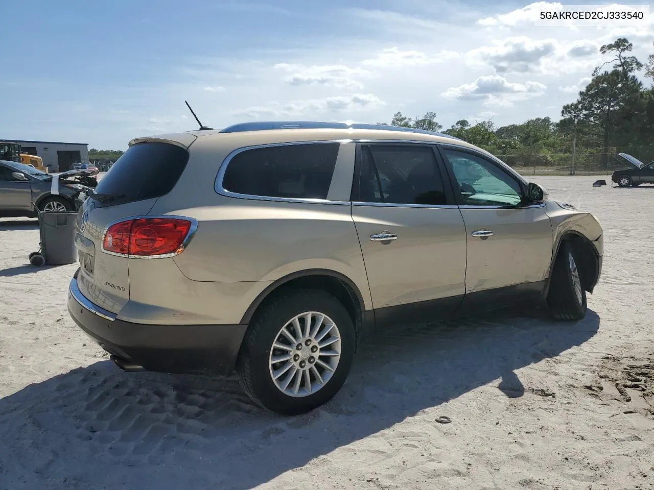 2012 Buick Enclave VIN: 5GAKRCED2CJ333540 Lot: 49209104