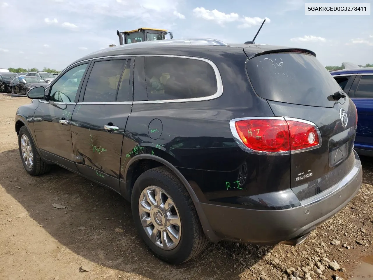 2012 Buick Enclave VIN: 5GAKRCED0CJ278411 Lot: 55538574