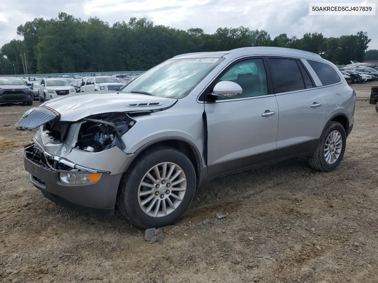 2012 Buick Enclave VIN: 5GAKRCED5CJ407839 Lot: 56311774