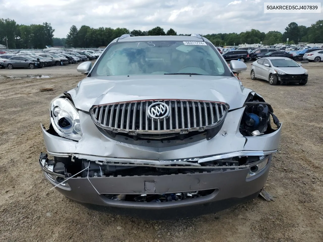 2012 Buick Enclave VIN: 5GAKRCED5CJ407839 Lot: 56311774