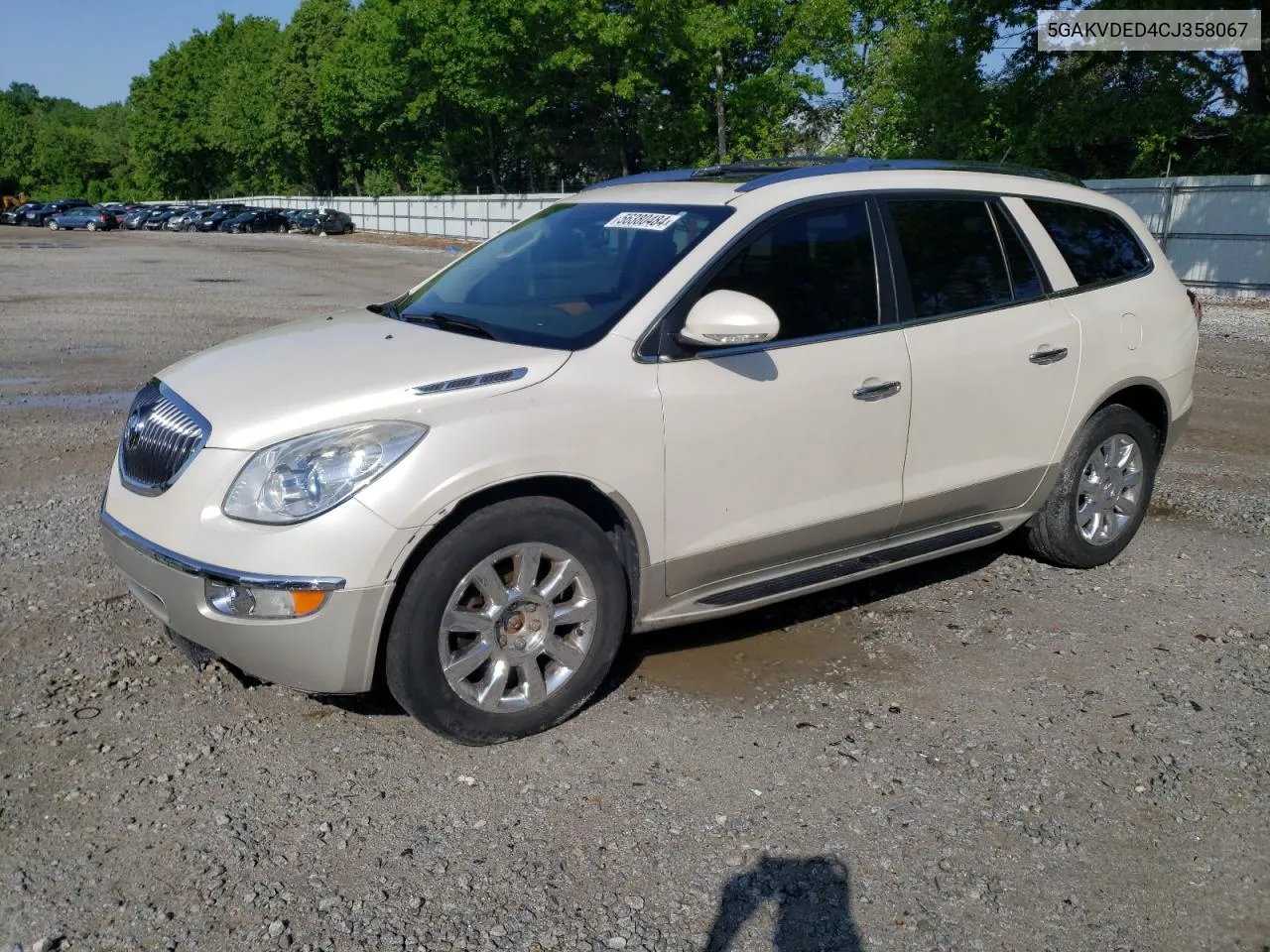 2012 Buick Enclave VIN: 5GAKVDED4CJ358067 Lot: 56380484