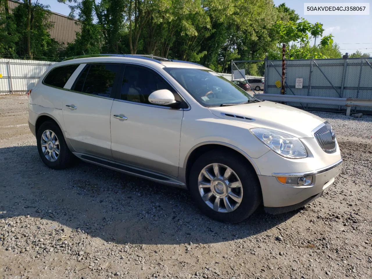 2012 Buick Enclave VIN: 5GAKVDED4CJ358067 Lot: 56380484