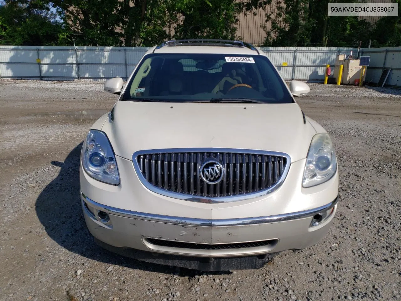 2012 Buick Enclave VIN: 5GAKVDED4CJ358067 Lot: 56380484