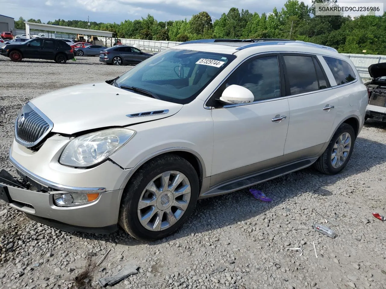 2012 Buick Enclave VIN: 5GAKRDED9CJ236986 Lot: 57329744