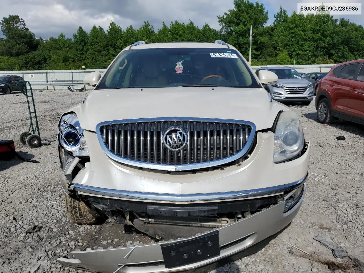 2012 Buick Enclave VIN: 5GAKRDED9CJ236986 Lot: 57329744