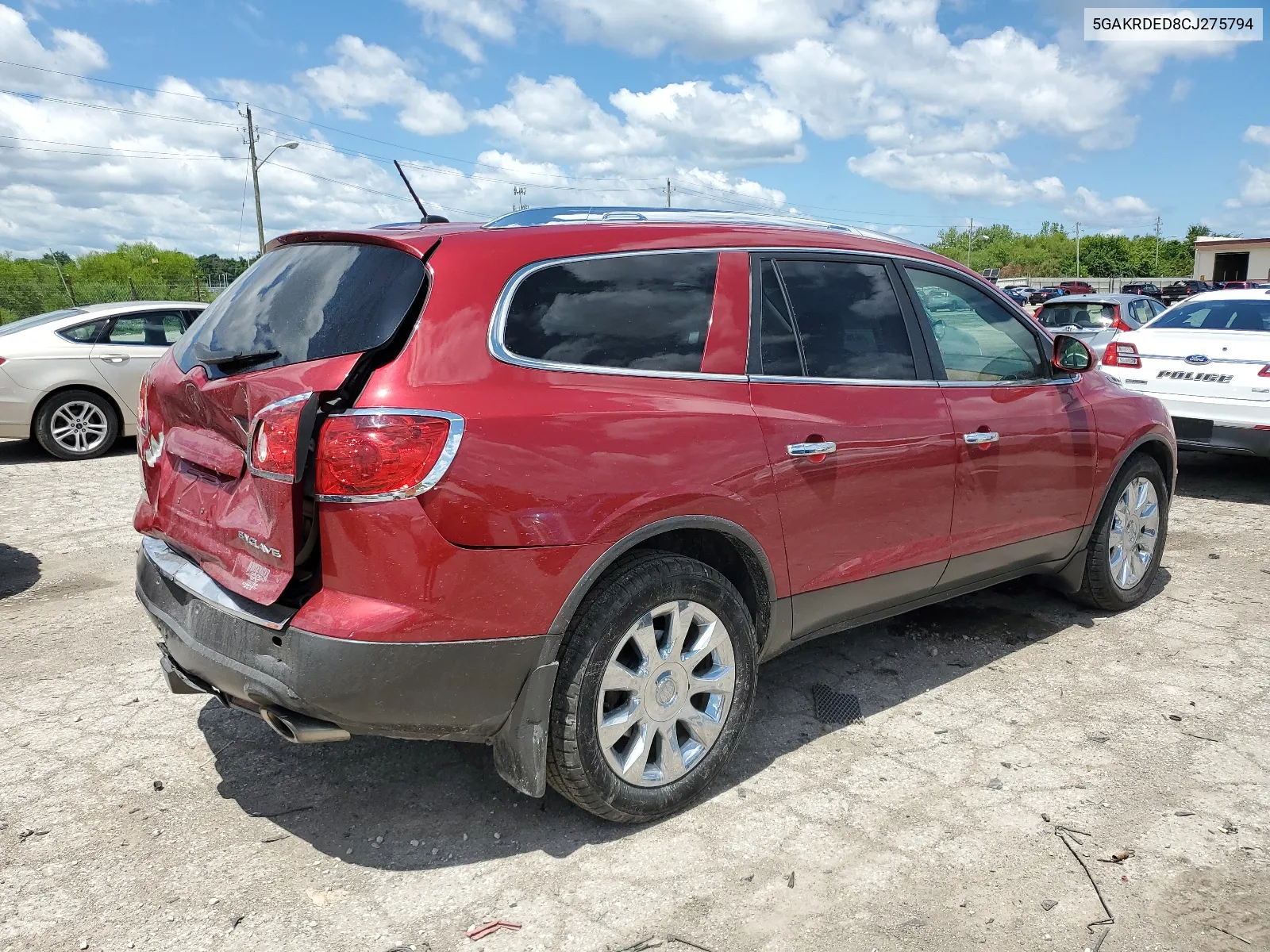 2012 Buick Enclave VIN: 5GAKRDED8CJ275794 Lot: 61818324