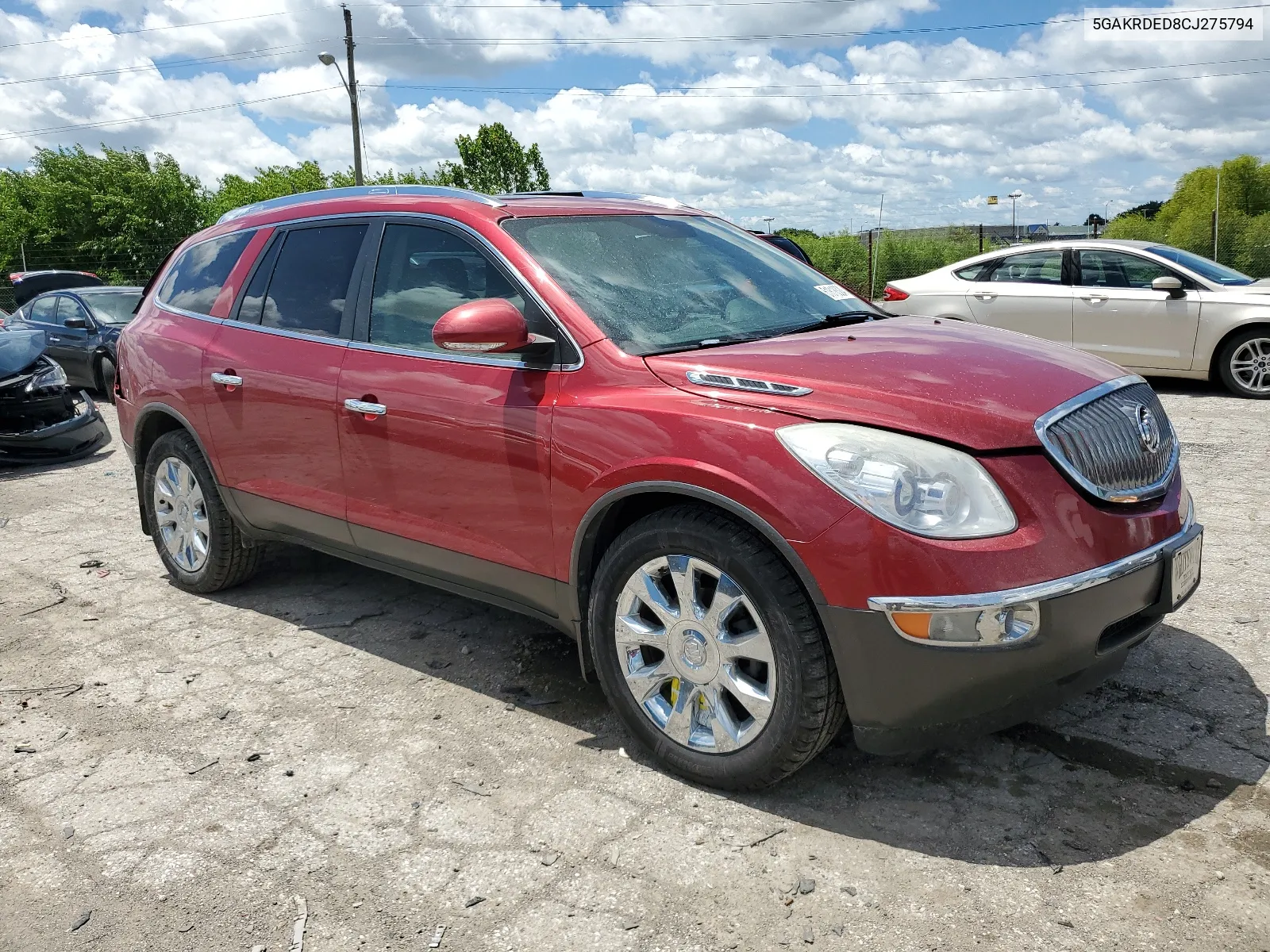 2012 Buick Enclave VIN: 5GAKRDED8CJ275794 Lot: 61818324