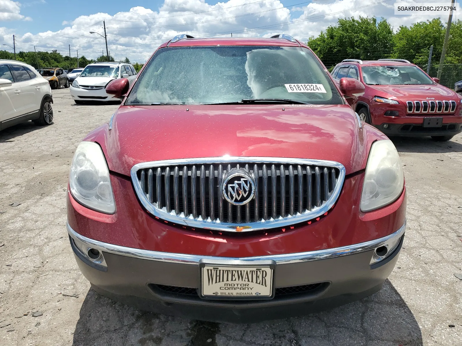 2012 Buick Enclave VIN: 5GAKRDED8CJ275794 Lot: 61818324