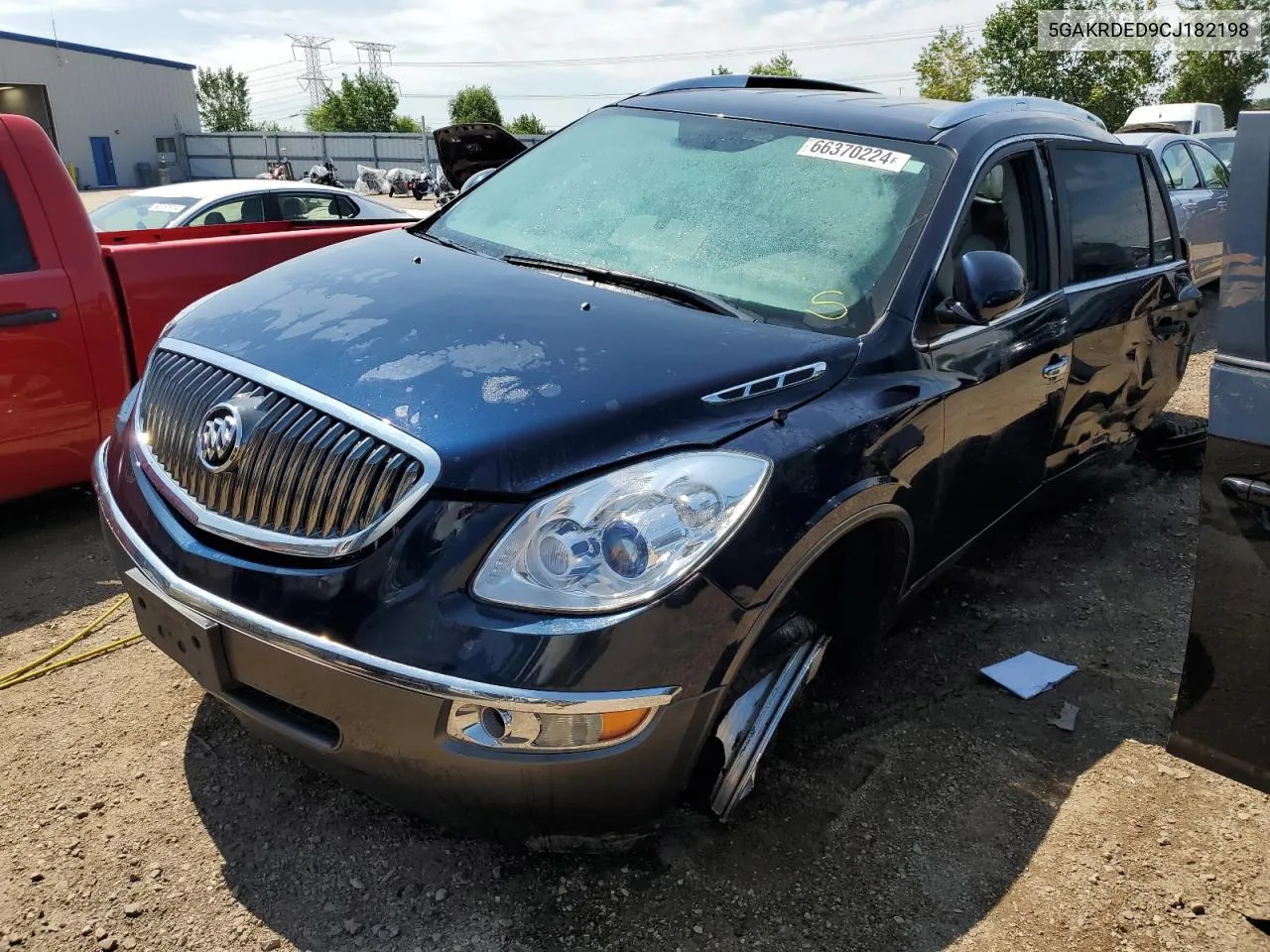 2012 Buick Enclave VIN: 5GAKRDED9CJ182198 Lot: 66370224