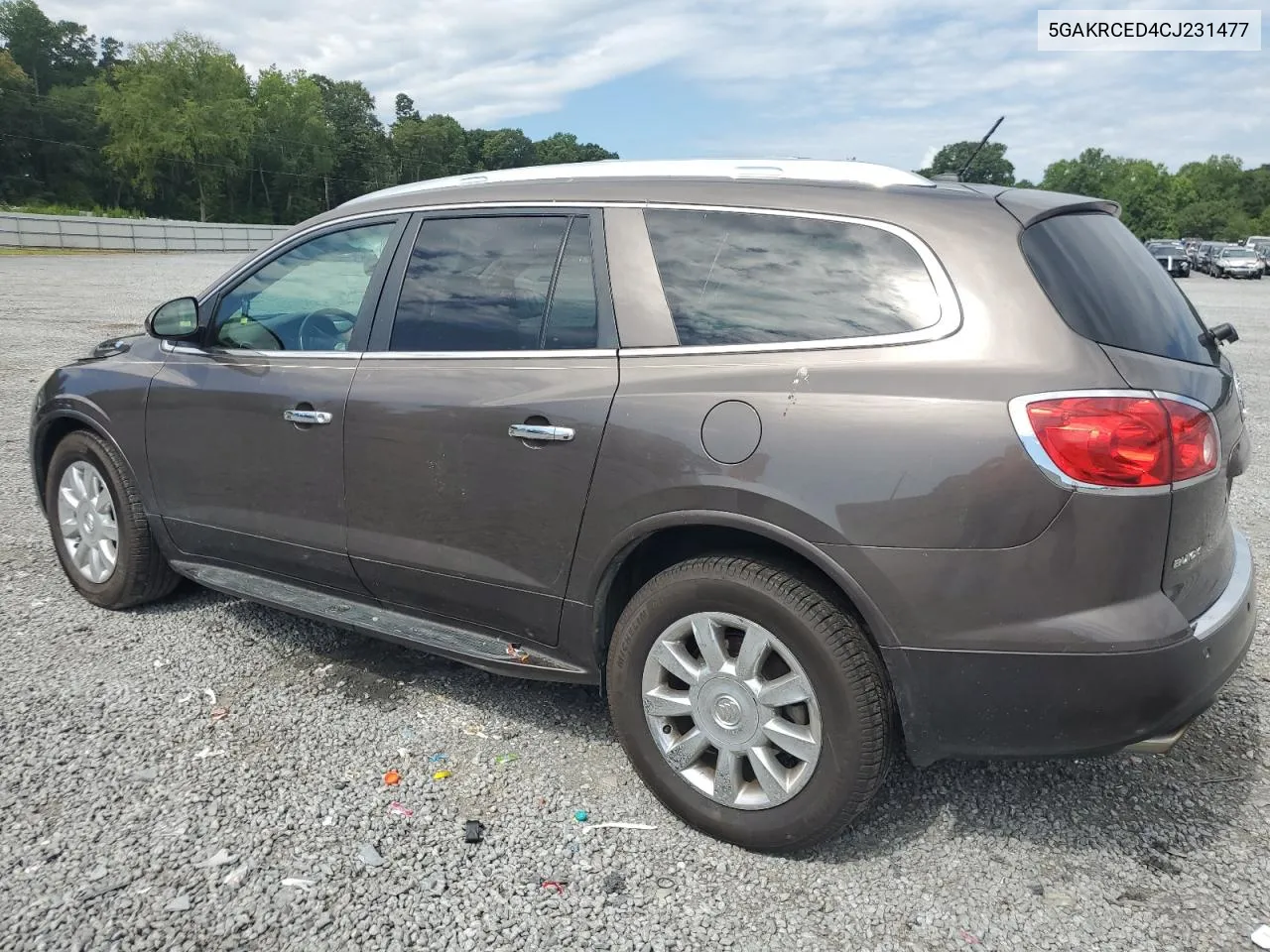 2012 Buick Enclave VIN: 5GAKRCED4CJ231477 Lot: 68057674