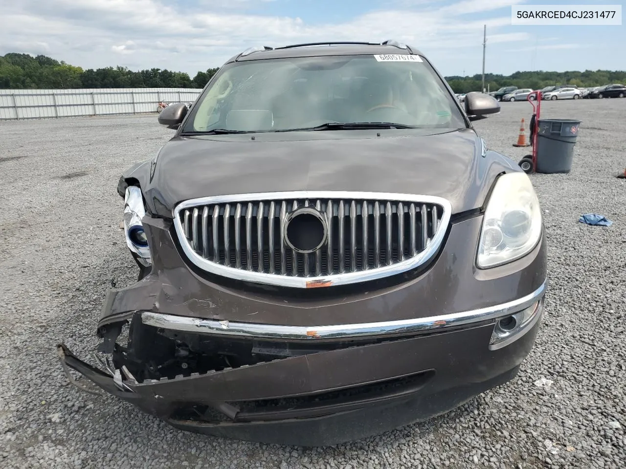 2012 Buick Enclave VIN: 5GAKRCED4CJ231477 Lot: 68057674