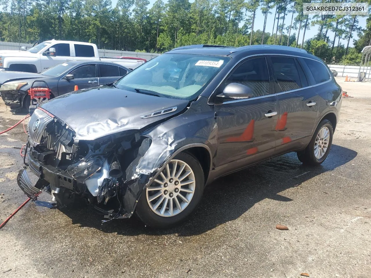 2012 Buick Enclave VIN: 5GAKRCED7CJ312361 Lot: 69109354