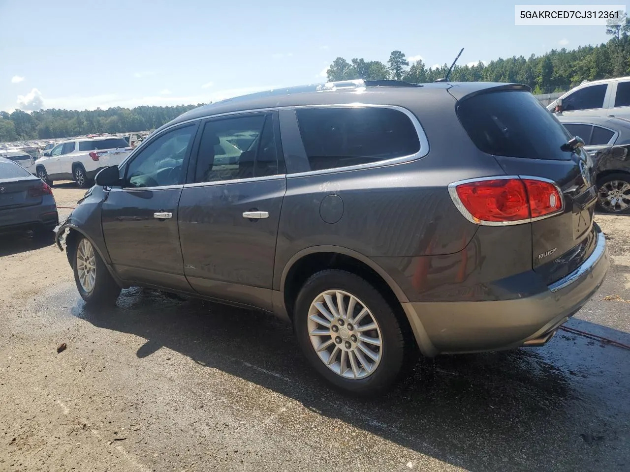 2012 Buick Enclave VIN: 5GAKRCED7CJ312361 Lot: 69109354