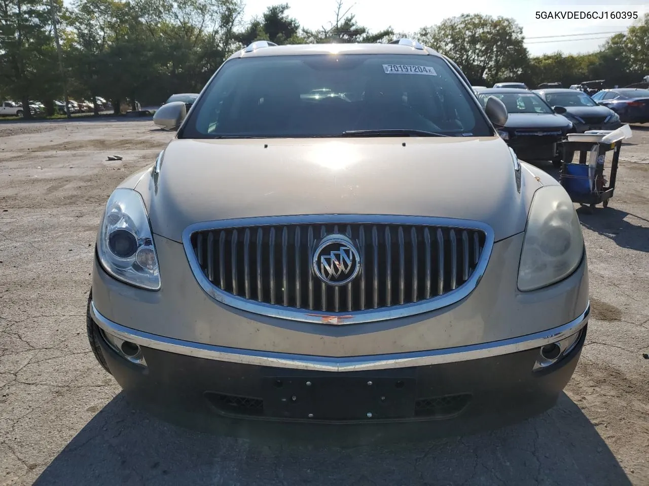 2012 Buick Enclave VIN: 5GAKVDED6CJ160395 Lot: 70197204