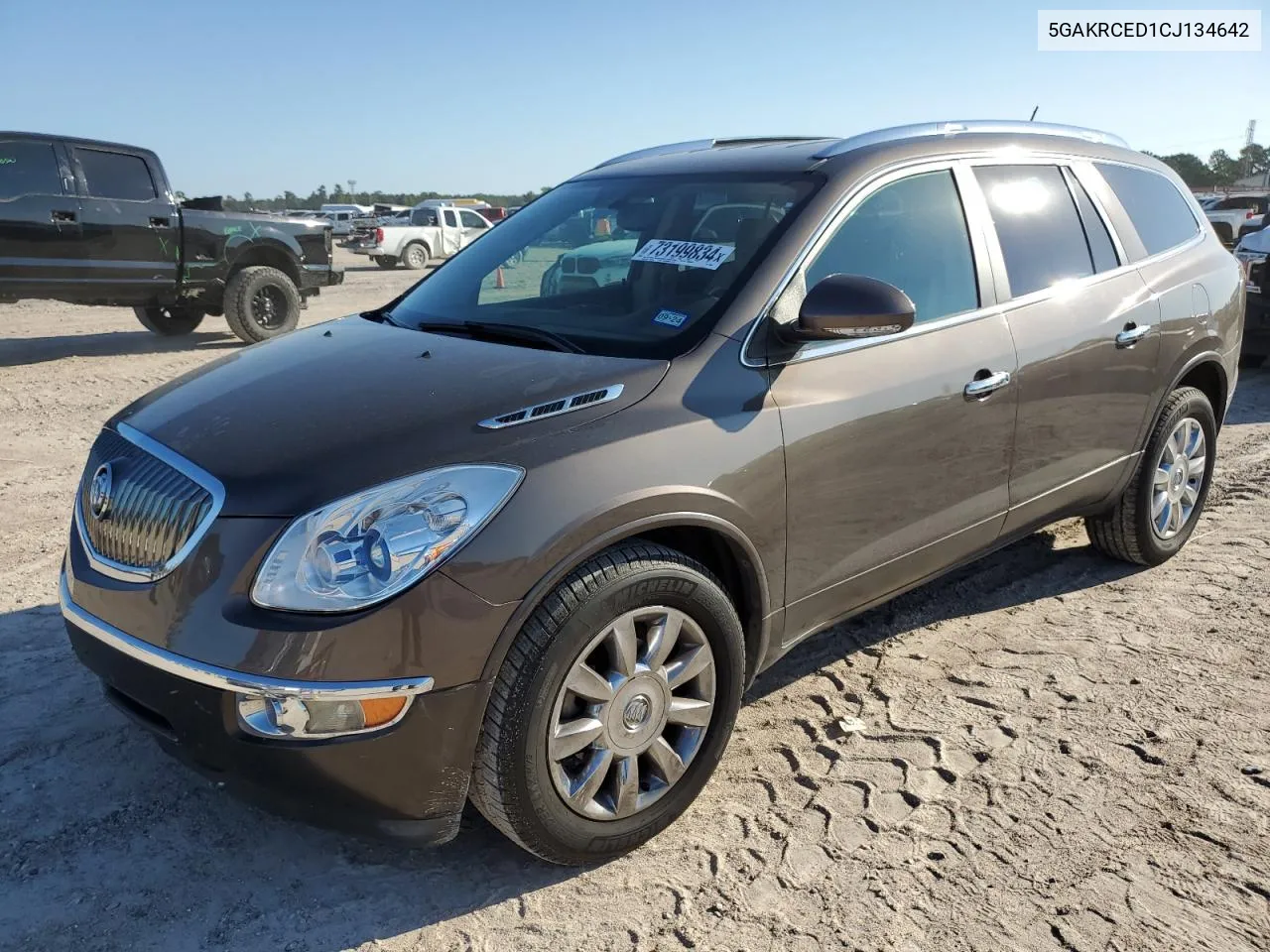 2012 Buick Enclave VIN: 5GAKRCED1CJ134642 Lot: 73199834