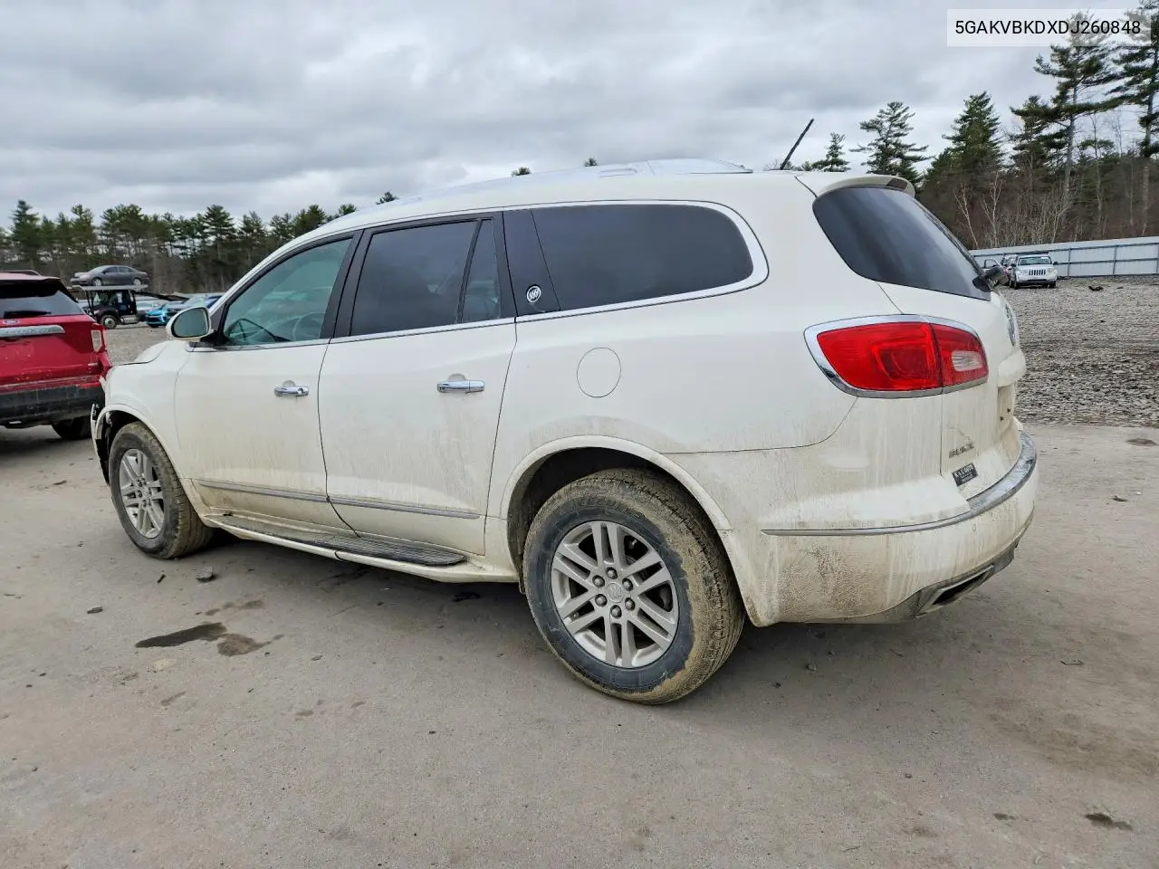5GAKVBKDXDJ260848 2013 Buick Enclave