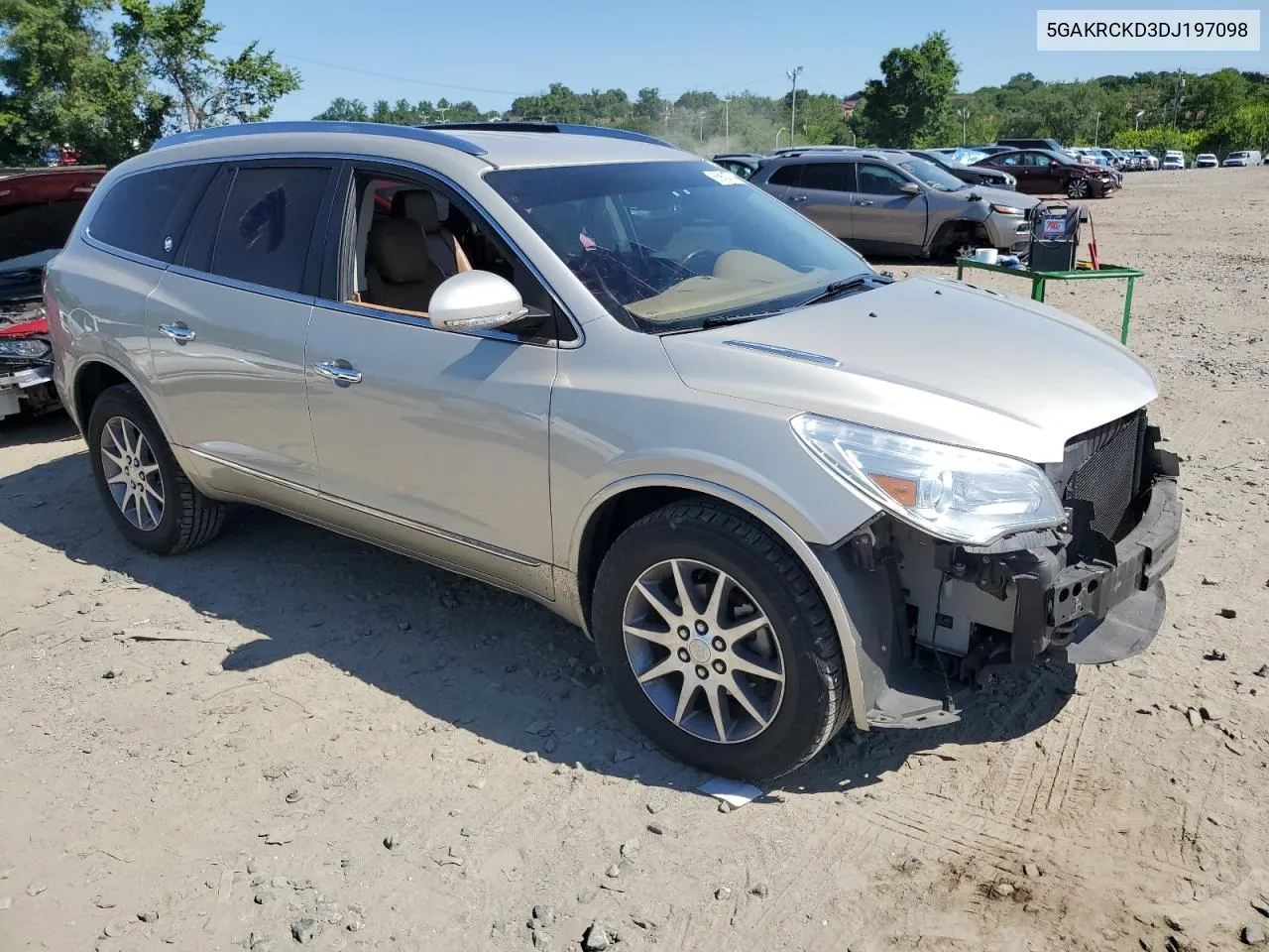 2013 Buick Enclave VIN: 5GAKRCKD3DJ197098 Lot: 56946734