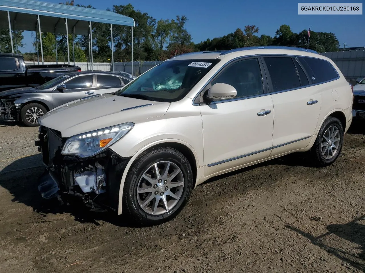 2013 Buick Enclave VIN: 5GAKRCKD1DJ230163 Lot: 68334234