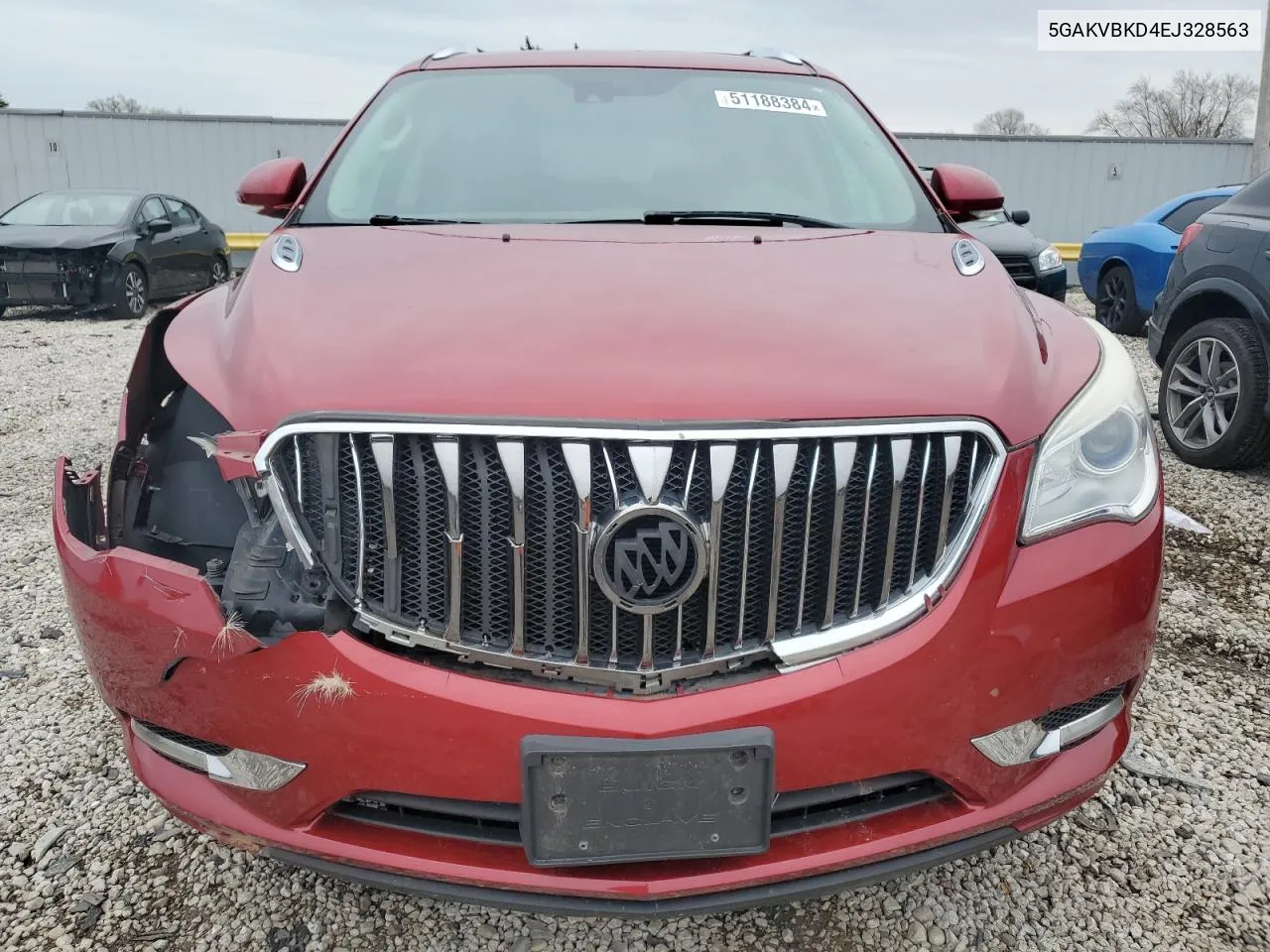 2014 Buick Enclave VIN: 5GAKVBKD4EJ328563 Lot: 51188384