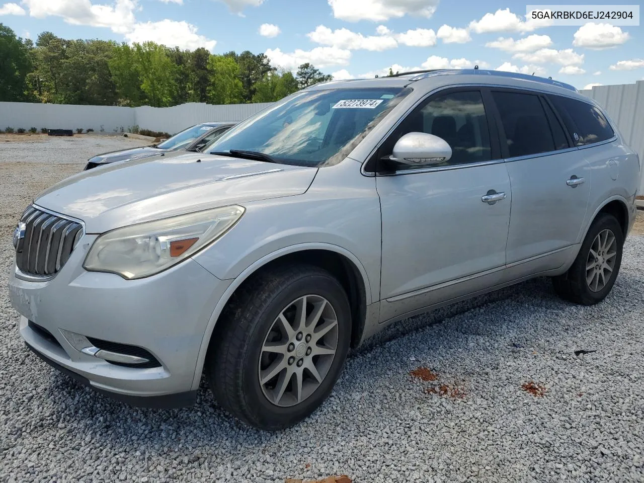 2014 Buick Enclave VIN: 5GAKRBKD6EJ242904 Lot: 52273974