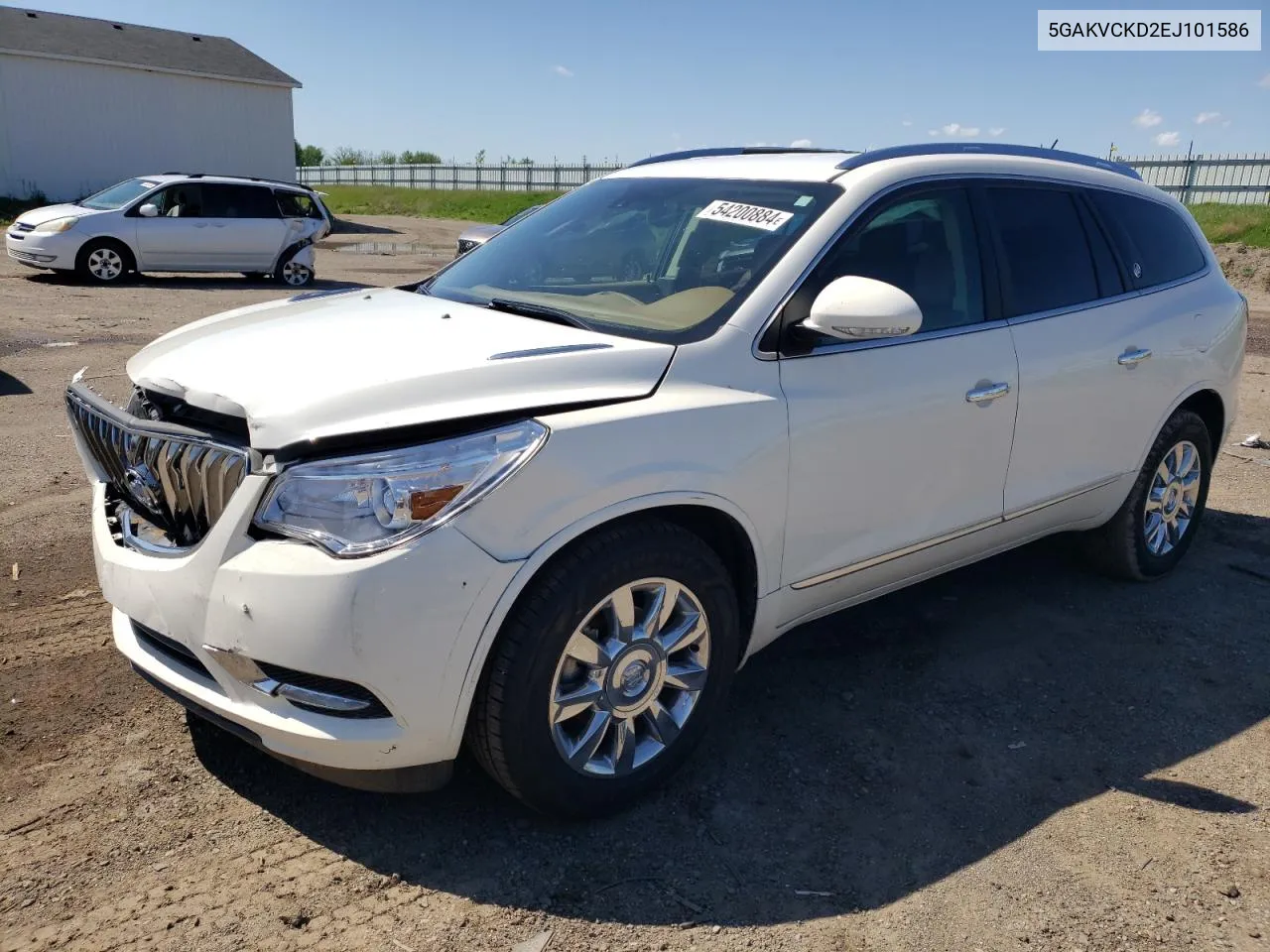 2014 Buick Enclave VIN: 5GAKVCKD2EJ101586 Lot: 54200884