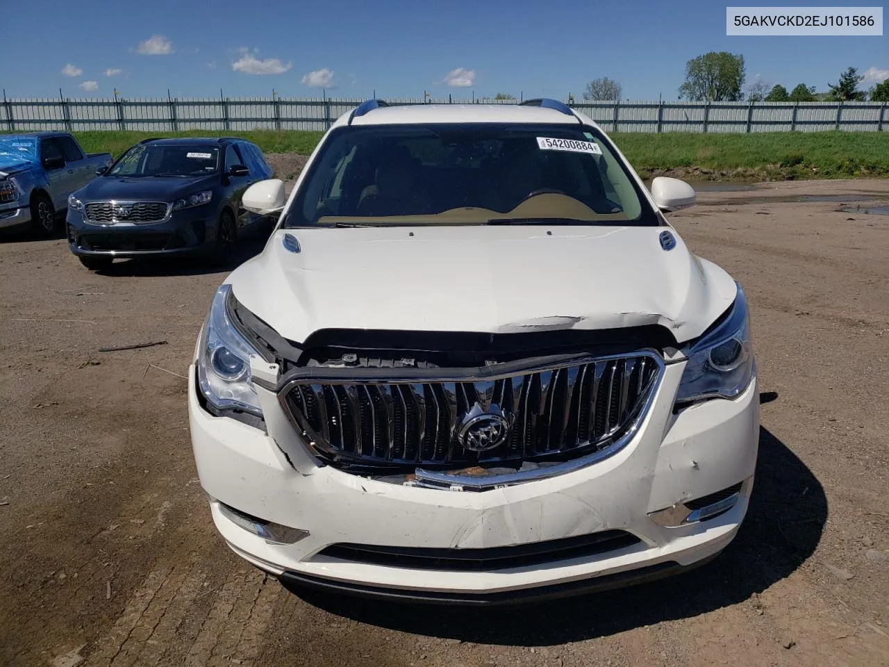 2014 Buick Enclave VIN: 5GAKVCKD2EJ101586 Lot: 54200884