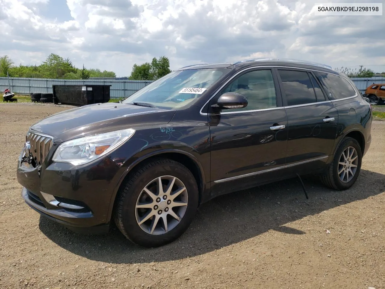 2014 Buick Enclave VIN: 5GAKVBKD9EJ298198 Lot: 55195464