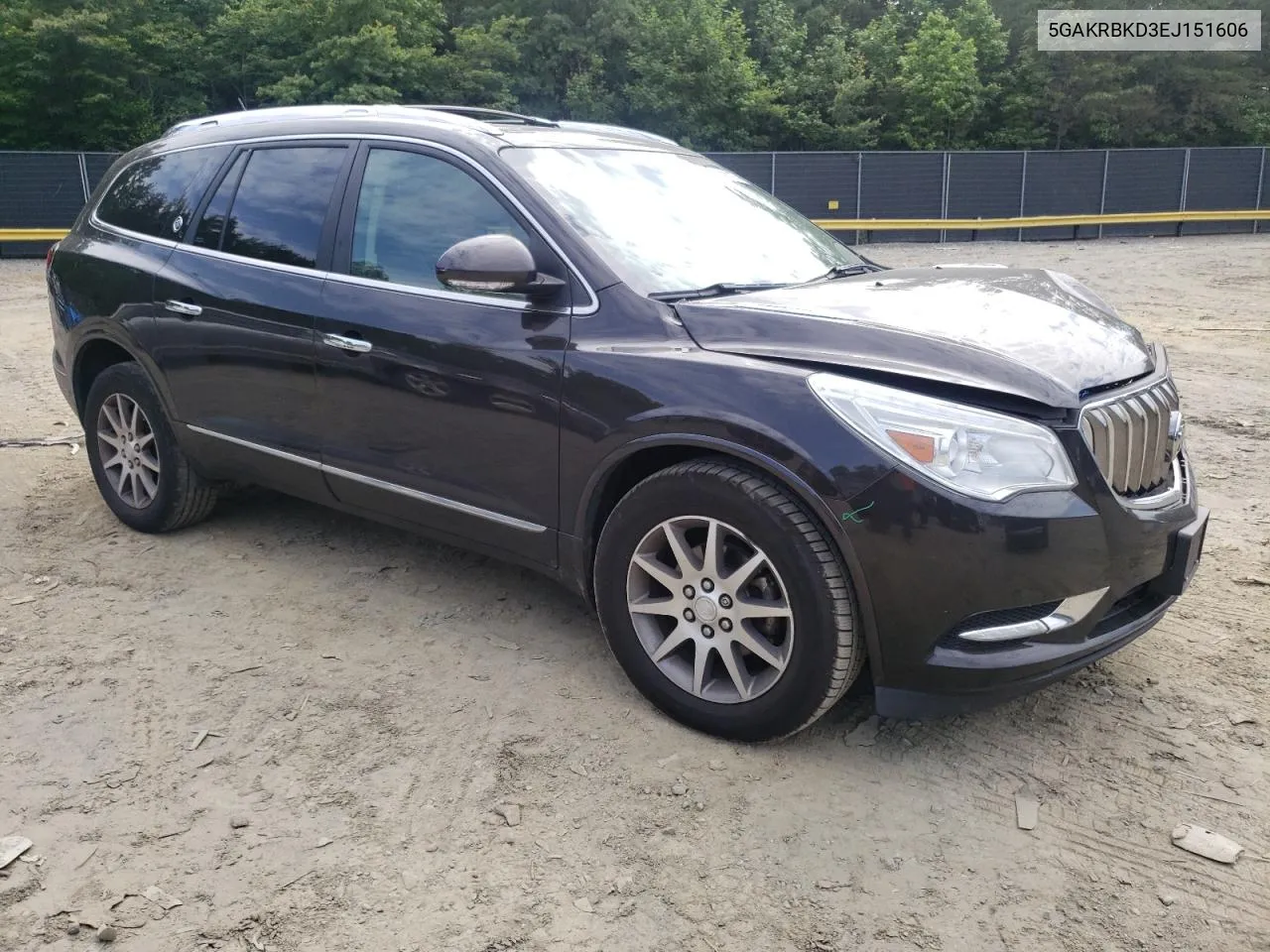 2014 Buick Enclave VIN: 5GAKRBKD3EJ151606 Lot: 55911974