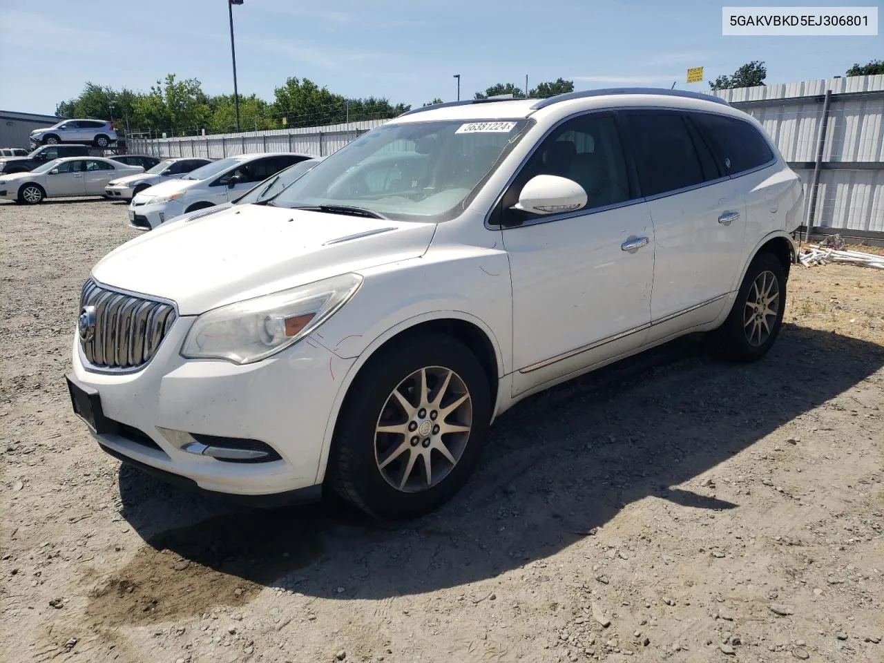 2014 Buick Enclave VIN: 5GAKVBKD5EJ306801 Lot: 56381224