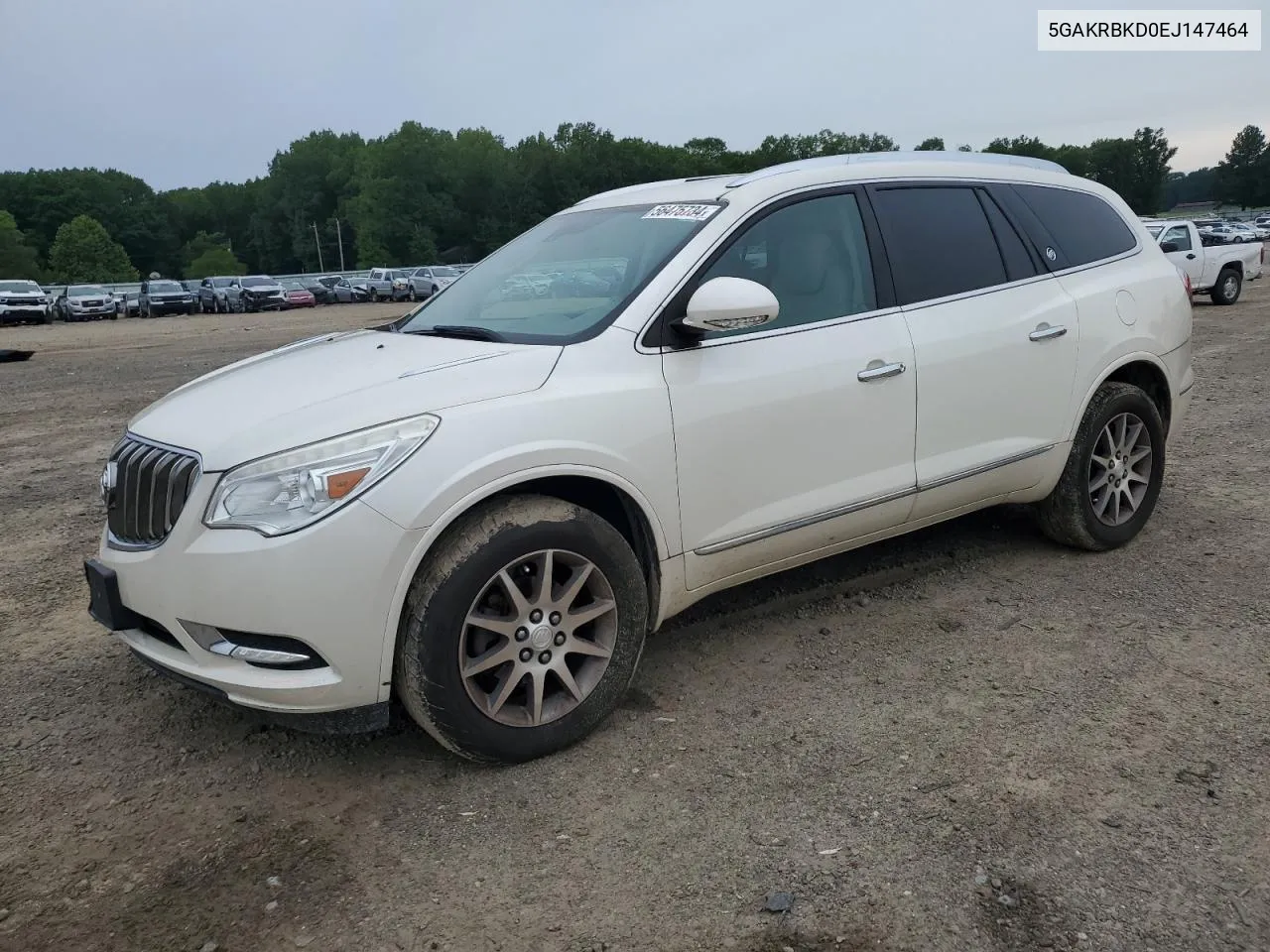 2014 Buick Enclave VIN: 5GAKRBKD0EJ147464 Lot: 56475734