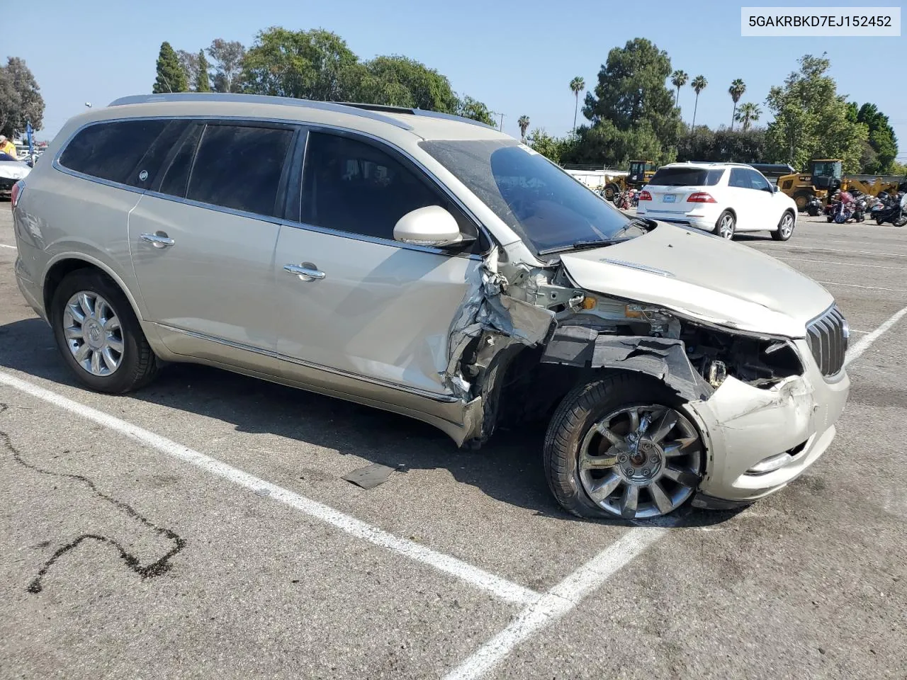 2014 Buick Enclave VIN: 5GAKRBKD7EJ152452 Lot: 56955424