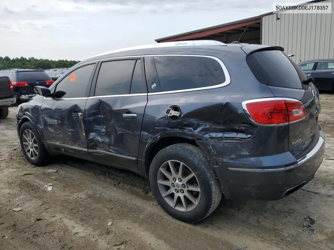 5GAKRBKD0EJ178357 2014 Buick Enclave