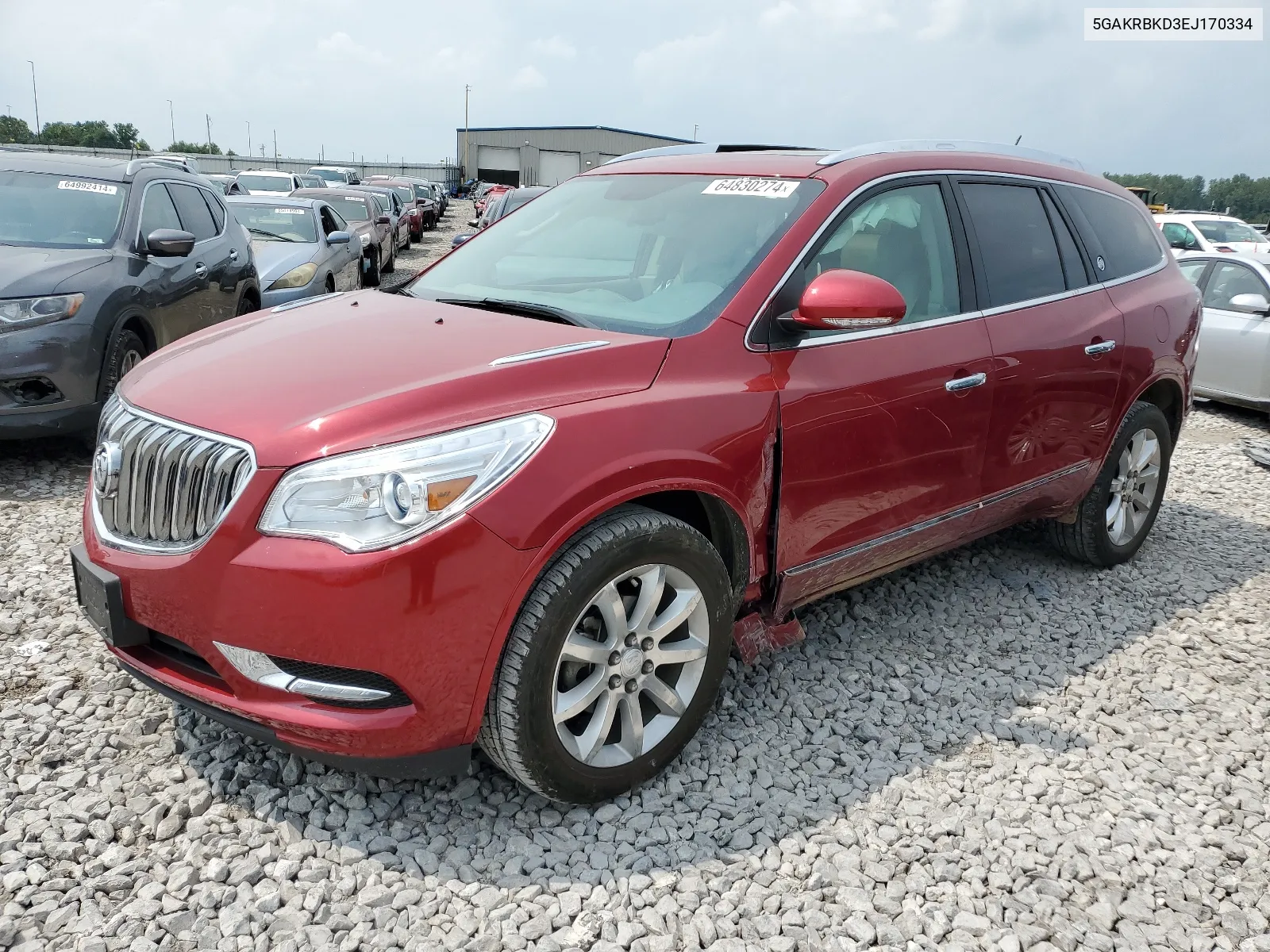 2014 Buick Enclave VIN: 5GAKRBKD3EJ170334 Lot: 64830274