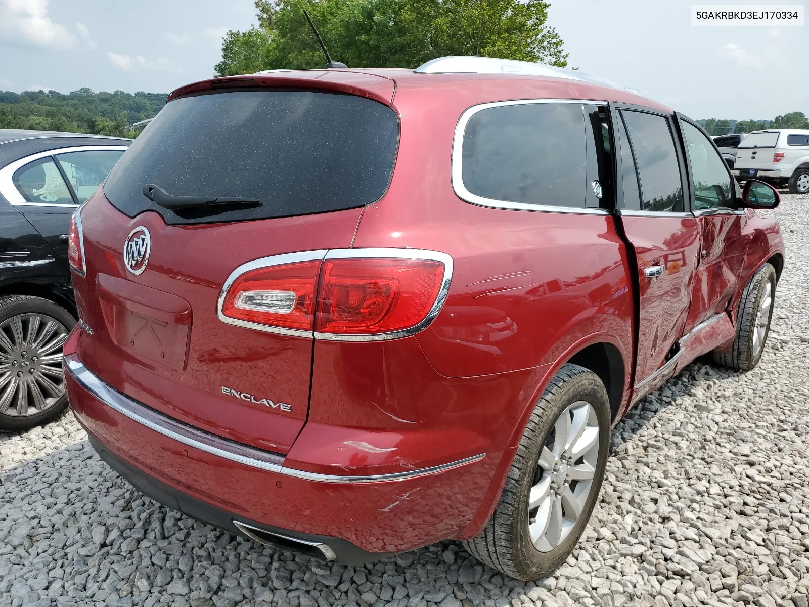 2014 Buick Enclave VIN: 5GAKRBKD3EJ170334 Lot: 64830274